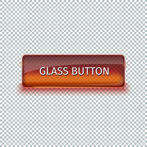 Conjunto de botones de vidrio de color para interfaz web . — Vector de stock