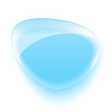 Gerçekçi cam afiş web arayüzü.