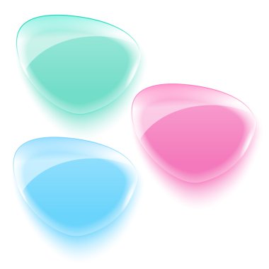 Gerçekçi cam afiş web arayüzü.