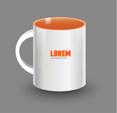 Reklam ve kurumsal kimlik için şablon.