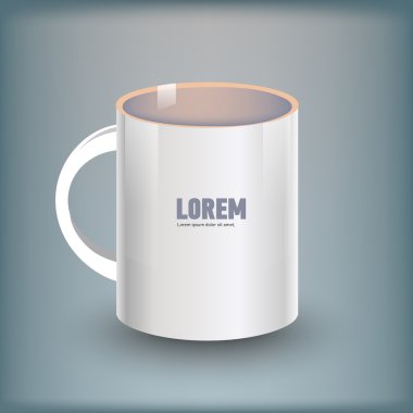 Reklam ve kurumsal kimlik için şablon.