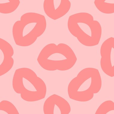 Kusursuz bir arka plan. dudak izleri