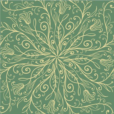 Doodle elle çizilmiş süsleme