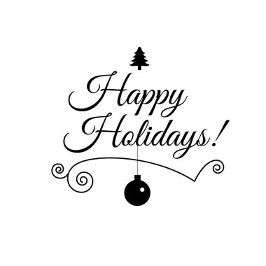 Neşeli Noel için tipografik poster