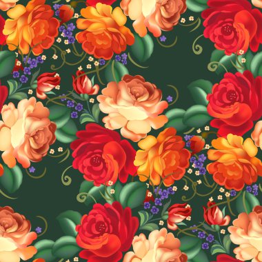 Rus geleneksel tarzda seamless modeli.