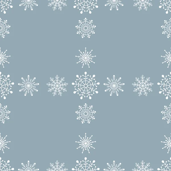 Kusursuz kar taneleri deseni. vektör illüstrasyonu