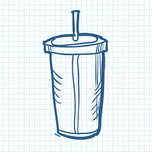 Élément alimentaire Doodle. Illustration vectorielle . — Image vectorielle