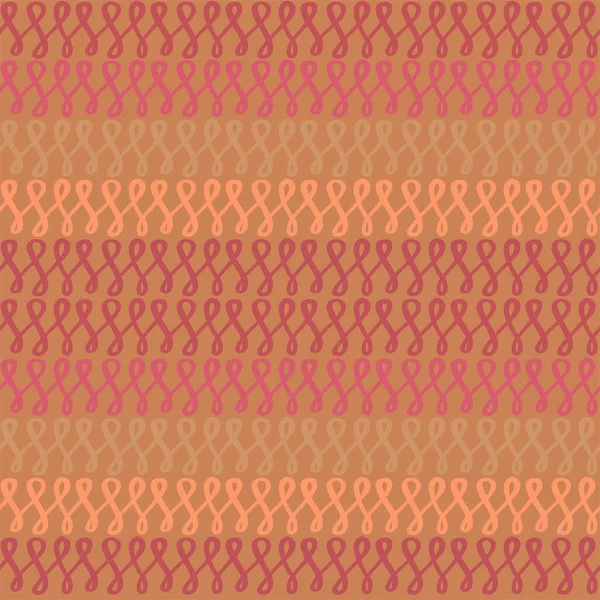 Handritat randigt sömlöst mönster. Färgade horisontella penseldrag konsistens. — Stock vektor