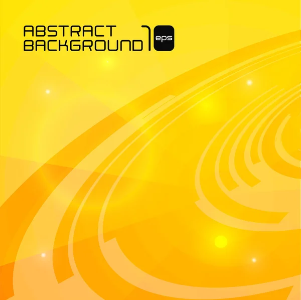 Polygonal abstract yellow background — Stock Vector