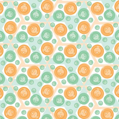 Sarı yeşil renkli butonlar seamless modeli