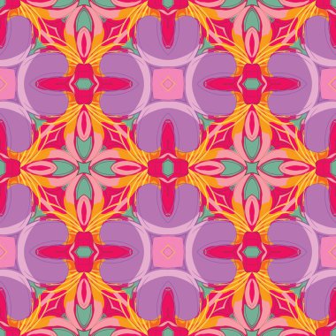 Ayrıntılar mor lillies desenini