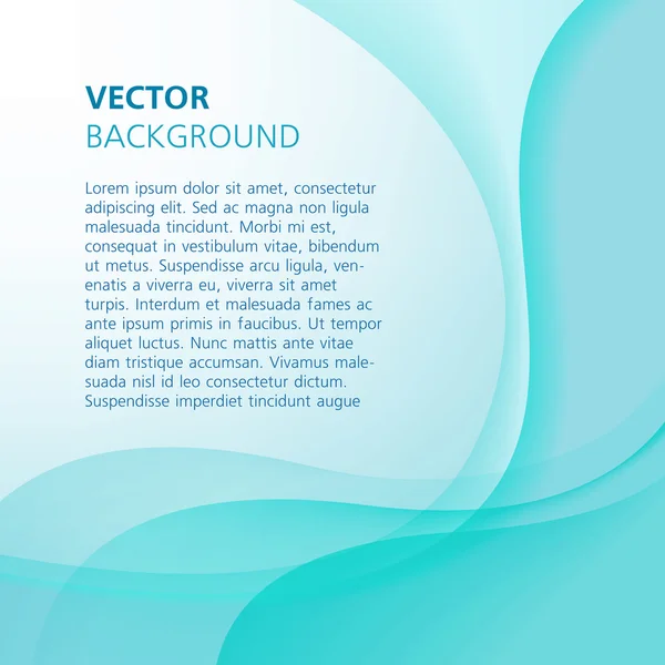 Синій абстрактний векторний фон для презентації . — стоковий вектор