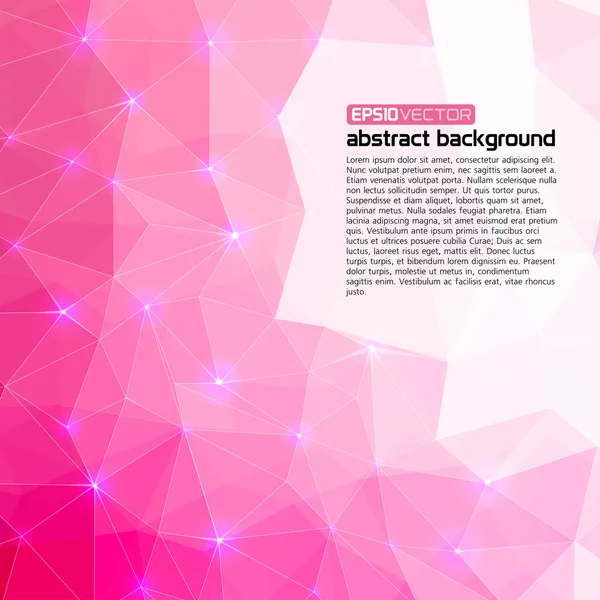 Polygonal abstrakt bakgrund — Stock vektor