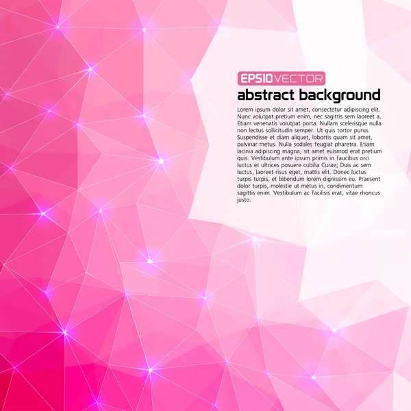 Polygonal abstract background — Stock Vector