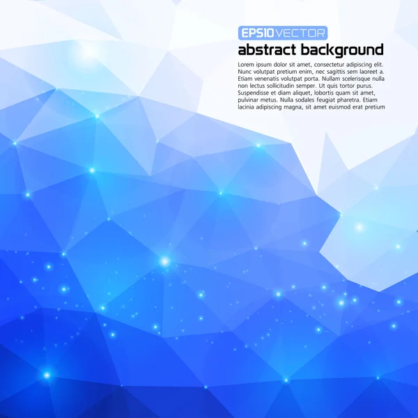 Polygonal abstract background — Stock Vector