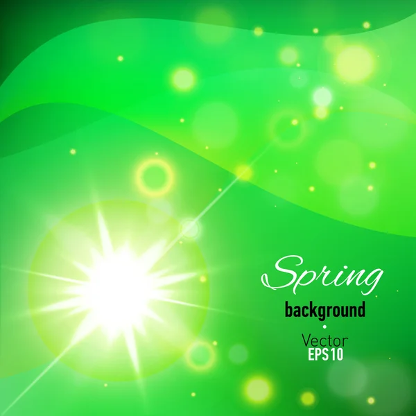 Abstrakter Hintergrund für den Frühling — Stockvektor