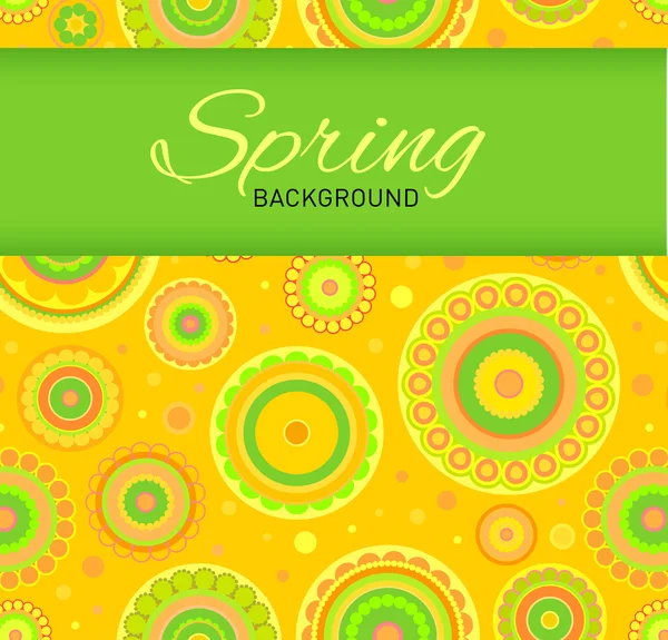 Abstracte achtergrond voor lentetijd — Stockvector