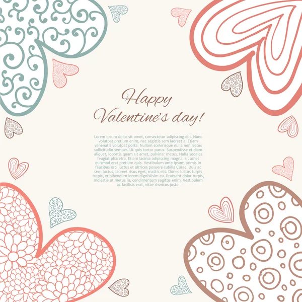 Buon San Valentino card. — Vettoriale Stock