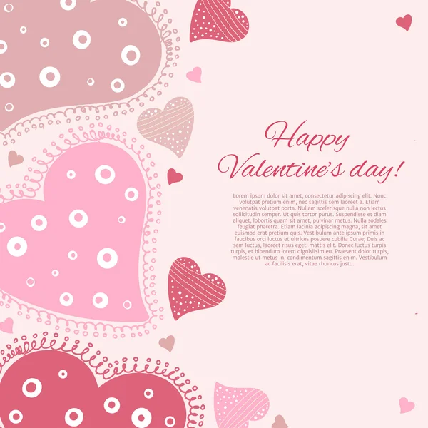 Buon San Valentino card. — Vettoriale Stock