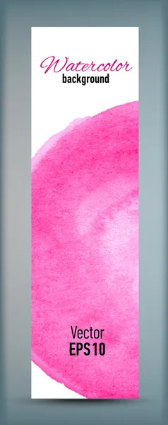 Afiş el ile çizilmiş sulu boya lekeleri — Stok Vektör