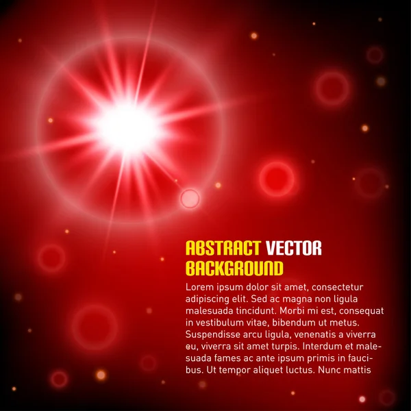 Abstracte achtergrond met flair — Stockvector