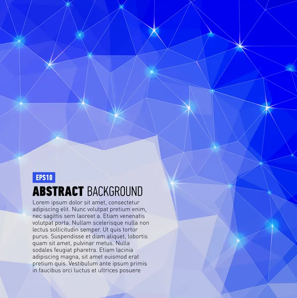 Fond abstrait polygonal — Image vectorielle
