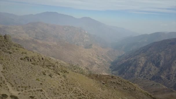 Santuario Naturaleza Yerba Loca Los Andes Chile — Vídeo de stock