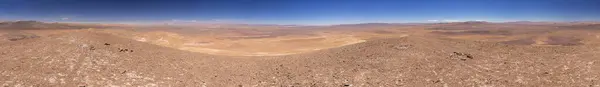 Vista Del Paisaje Árido Con Montañas Secas Arenisca Desierto Atacama — Foto de Stock