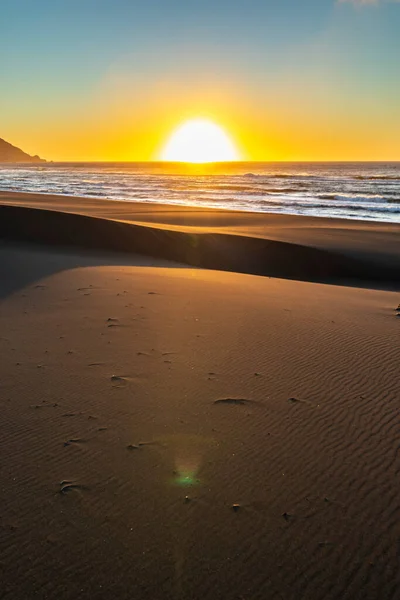 Topocalma Incrível Praia Com Paisagens Selvagens Frente Oceano Pacífico Santiago — Fotografia de Stock