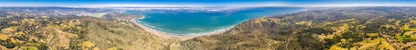 Vista Aerea Incredibile Paesaggio Selvaggio Con Oceano Pacifico Scogliere Che — Foto Stock