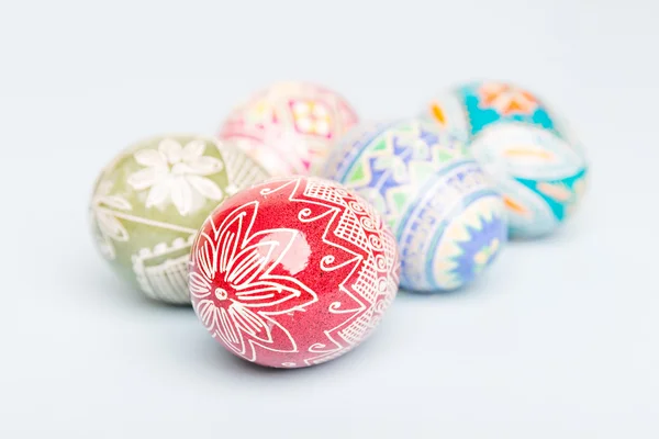 Coloridos huevos de Pascua — Foto de Stock