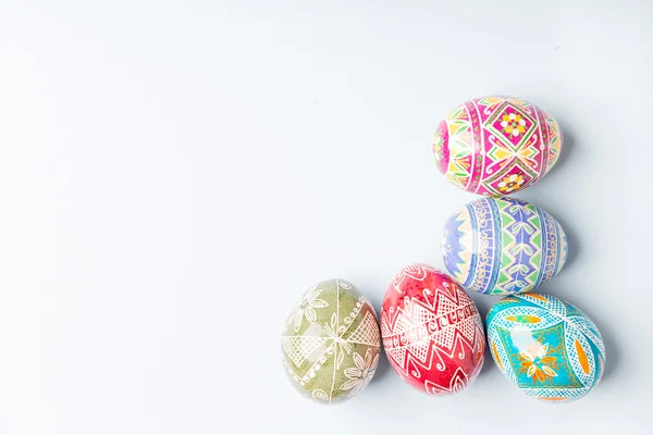 stock image colorful easter eggs