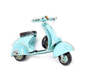 retro scooter izole