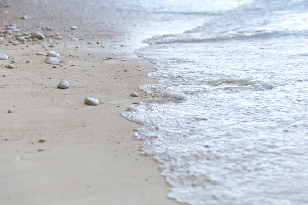 stock image wave on the sandy beach