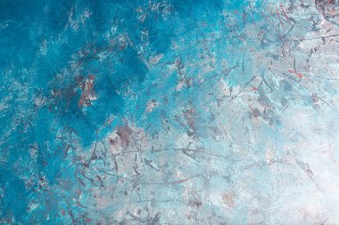 Renkli, soyut bir arkaplan. Boya damlaları ve fırça izleri.