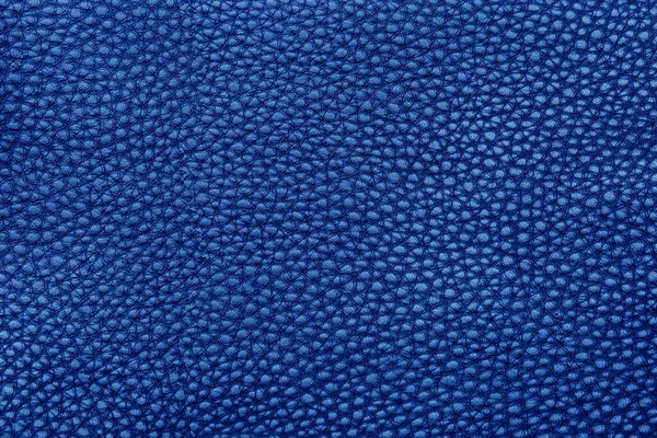 Голубая Кожа Текстурированный Фон — стоковое фото