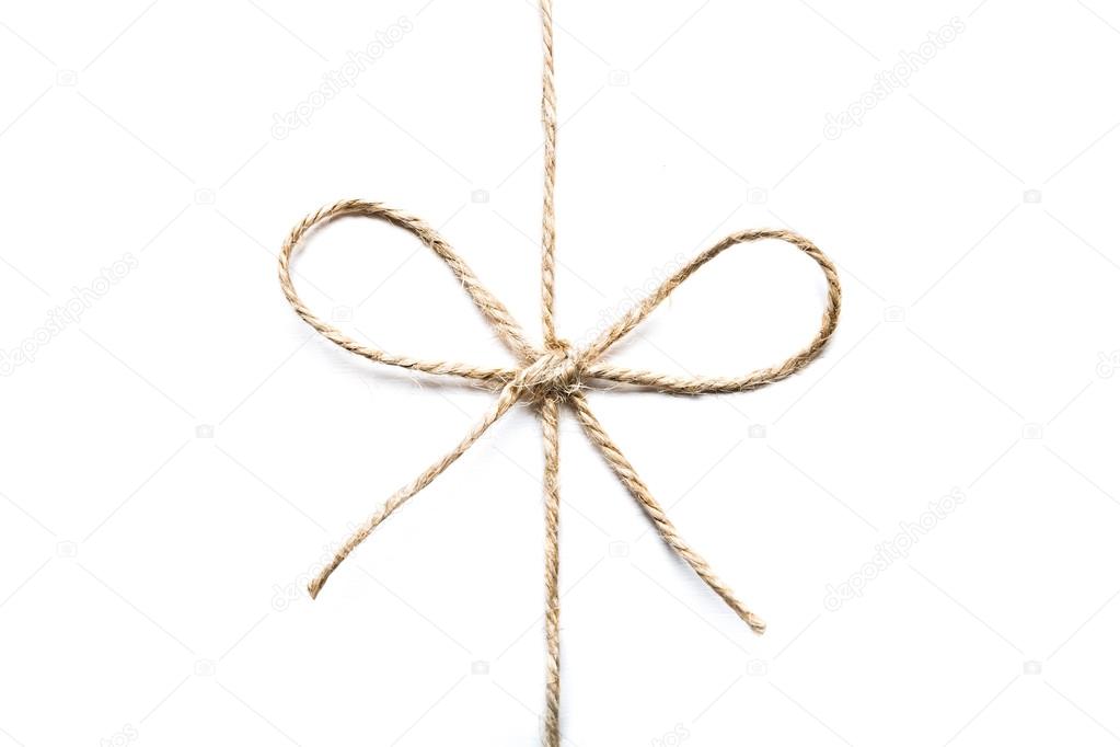 twine isolated on white