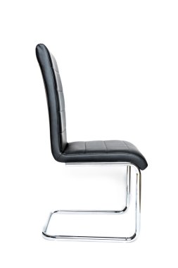 siyah sandalye izole