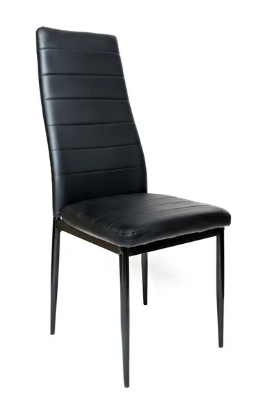 Μαύρη καρέκλα απομονωθεί — Φωτογραφία Αρχείου