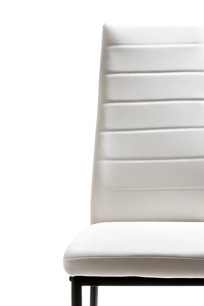 Λευκή καρέκλα απομονωθεί — Φωτογραφία Αρχείου