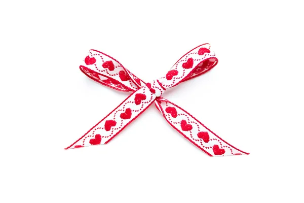 Red ribbon isolated — Stock Photo, Image