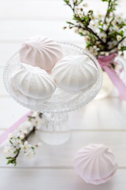 Tatlı ışık pembe ve beyaz hatmi (zephyr)