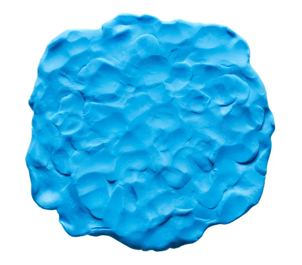 Blue plasticine texture — Stock Photo, Image