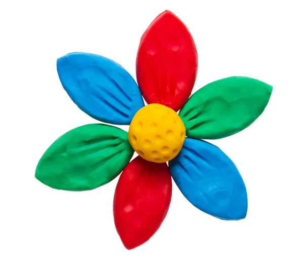 Plasticine flower — Stock Photo, Image