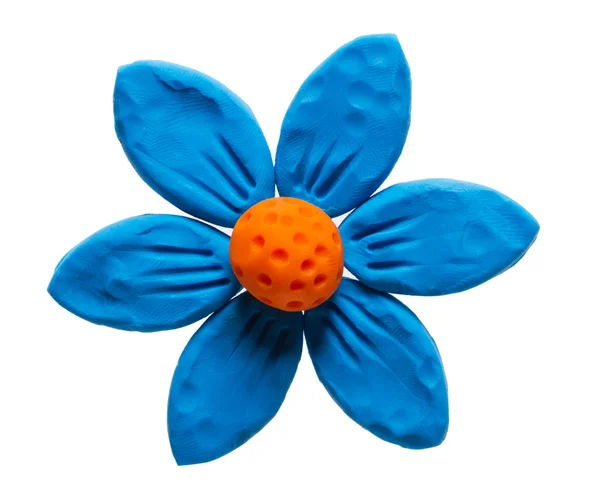 Plasticine flower — Stock Photo, Image