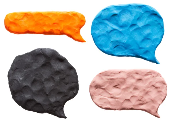 Plasticine banners — Stock Photo, Image