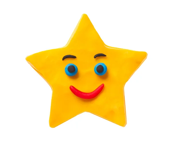 Estrella de plastilina — Foto de Stock