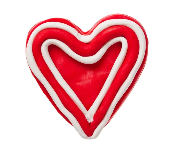 Red valentine heart — Stock Photo, Image