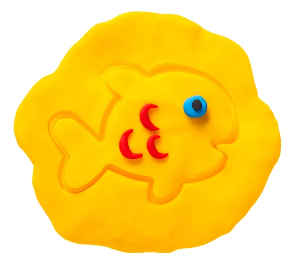 Plasticine fish — Stock Photo, Image