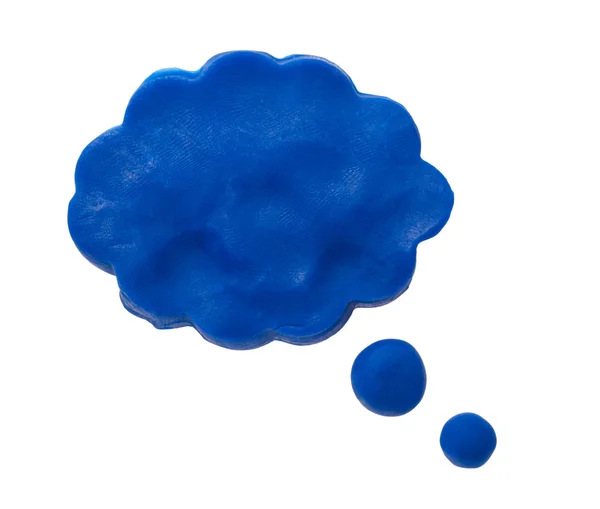 Burbuja de plastilina azul — Foto de Stock